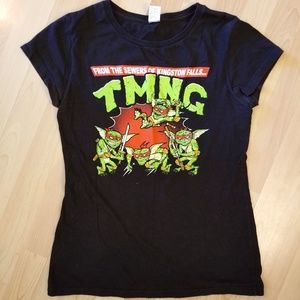 Gremlins and Teenage Mutant Ninja Turtles Tshirt. Tee Fury. Nerd Culture.